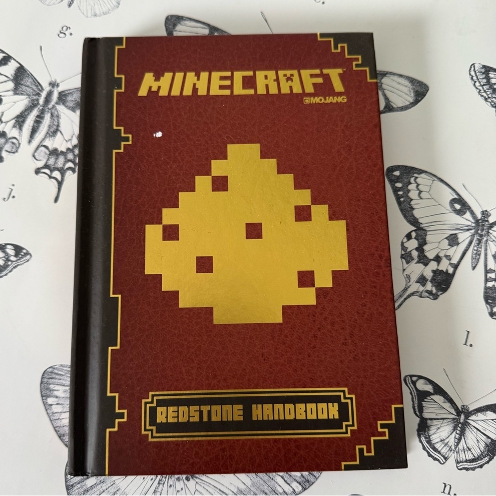 Minecraft Redstone Handbook Updated Edition Hardcover Book Mojang
